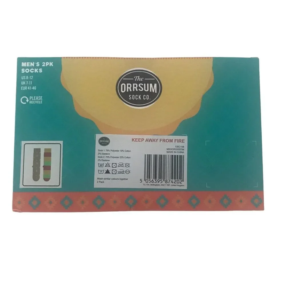 The Orrsum Sock Co.‎ Mens Quesadilla Socks - Multicolor/One Size